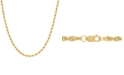 Macy's Rope Link 22" Chain Necklace in 10k Gold